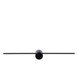 Lucide 'MIZAR' Non Dimmable Stylish Mountable Bathroom Decor LED Wall Light in Black - thumbnail 5