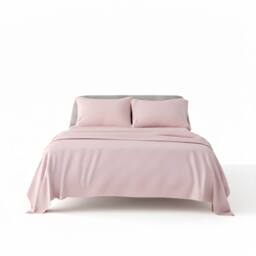 Snug City Flannelette Cotton Duvet Cover Set Soft Brushed Warm Bedding Set in Pink - Size: Super King - thumbnail 2