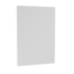 Nes Home Modern Bathroom LED Mirror with Battery Powered Button Switch 500x700mm in Silver - thumbnail 5