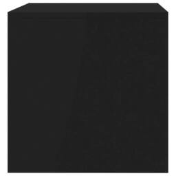 Berkfield Home TV Cabinet Black 80x40x40 cm Engineered Wood - Size: 80 x 40 x 40 cm - thumbnail 5