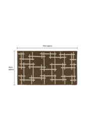 JVL Vector Machine Washable Latex Backed Doormat, 40x70cm, Brown - Size: 40 cm x 70 cm - thumbnail 5