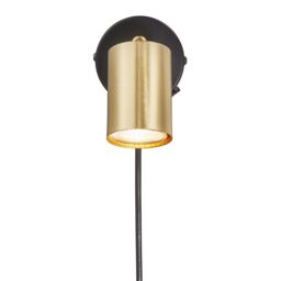 Nordlux Modern Indoor Wall Light Brass Metal GU10 Adjustable Head - No, IP20 in Gold - thumbnail 3