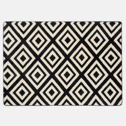 OHS Contrast Tufted Geo Rug Soft Non Slip Floor Carpet Area Mat - Size: 160 cm x 230 cm - thumbnail 3