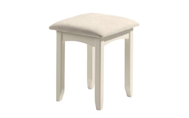 Ashfield Stone White Dressing Stool in Ivory - image 1