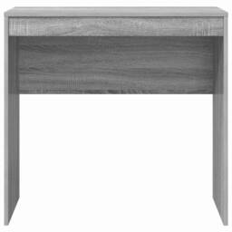 Berkfield Home Writing Desk Grey sonoma Engineered wood 80 x 40 x 76 cm Simple - thumbnail 5