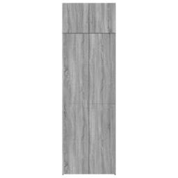 Berkfield Home Storage Cabinet Grey Sonoma 70x42.5x225 cm Engineered Wood - thumbnail 4