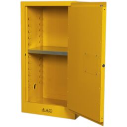 Loops Flammable Substance Storage Cabinet - 585mm x 460mm x 1120mm - 3-Point Key Lock - thumbnail 4