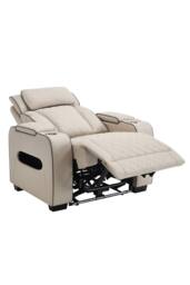 More4Homes Capri Electric Recliner 1+2 Seater Sofa Set w Bluetooth speakers in Beige - thumbnail 8