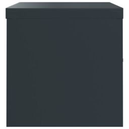 Berkfield Home File Cabinet Anthracite 90x40x40 cm Steel in Black - Size: 90 x 40 x 40 cm - thumbnail 5