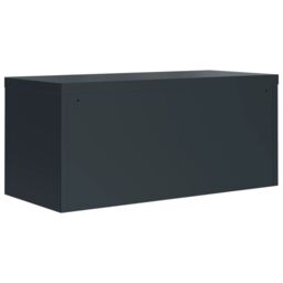 Berkfield Home File Cabinet Anthracite 90x40x40 cm Steel in Black - Size: 90 x 40 x 40 cm - thumbnail 6