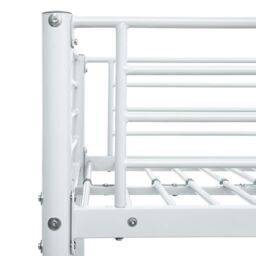 Berkfield Home Bunk Bed White Metal 90x200 cm - thumbnail 5