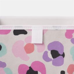 OHS 4 x Leopard Cube Storage Boxes Folding Shoe Organiser in White - thumbnail 6