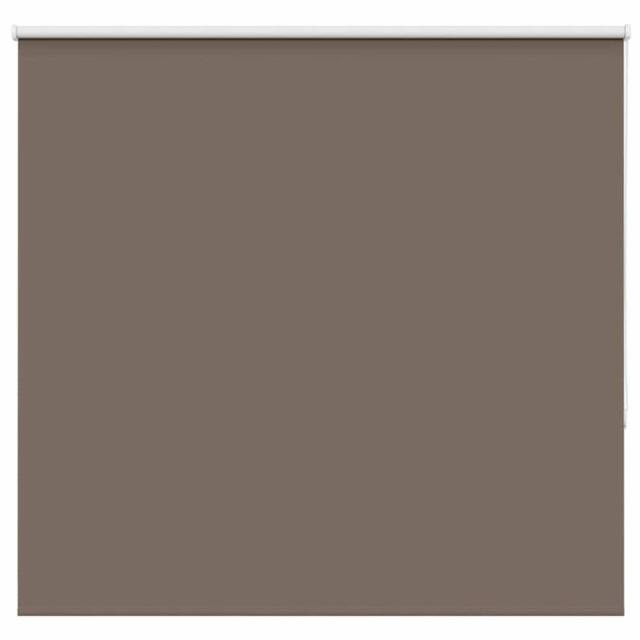 Berkfield Home Roller Blind Blackout Coffee 145x130 cm Fabric Width 141.6 cm Pol… in Brown - image 1