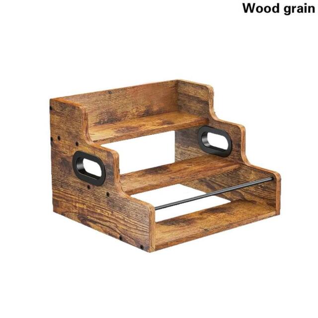 VOGREX Wooden Countertop Wine Bottle Display Rack in Brown - image 1