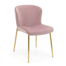 Cheshire Cavendish Premium Dusky Pink Dining Chairs - Set of 2 in Dusty Pink - thumbnail 2