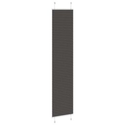 Berkfield Home Pleated Blind Black 40x200 cm Fabric Width 39.4 cm Polyester - thumbnail 4