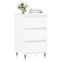 Berkfield Home Sideboard White 40x35x70 cm Engineered Wood - Size: 40 x 35 x 70 cm - thumbnail 3