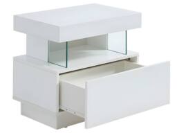 Vente-unique Set Of 2 Bedside Tables With 1 Drawer & 1 Open Compartment - With in White - thumbnail 9