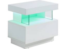 Vente-unique Set Of 2 Bedside Tables With 1 Drawer & 1 Open Compartment - With in White - thumbnail 5