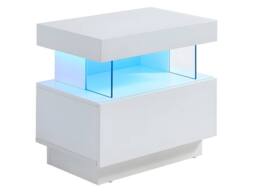 Vente-unique Set Of 2 Bedside Tables With 1 Drawer & 1 Open Compartment - With in White - thumbnail 4