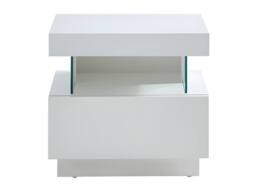 Vente-unique Set Of 2 Bedside Tables With 1 Drawer & 1 Open Compartment - With in White - thumbnail 8