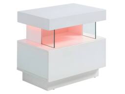 Vente-unique Set Of 2 Bedside Tables With 1 Drawer & 1 Open Compartment - With in White - thumbnail 6