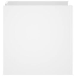 Berkfield Home Bedside Cabinet White 45x50x50 cm Engineered Wood - Size: 45 x 50 x 50 cm - thumbnail 5