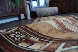 RugsX Bcf Opal Runner in Gold - Size: 140 cm x 110 cm - thumbnail 5