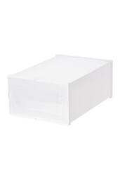 Living and Home 12 Pack Waterproof Plastic Shoe Storage Boxes in White - thumbnail 5