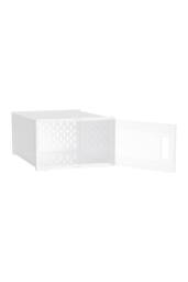 Living and Home 12 Pack Waterproof Plastic Shoe Storage Boxes in White - thumbnail 3