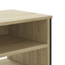 Berkfield Home TV Cabinet Sonoma Oak 180x34x41 cm Engineered Wood in Light Brown - Size: 180 x 34 x 41 cm - thumbnail 7