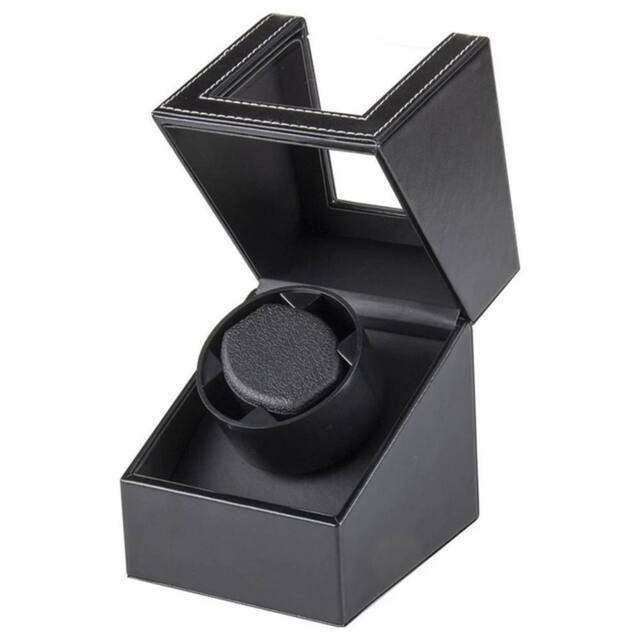 SPETLEK Single Watch Display Case black &5 Rotation Modes&LED - Size: 500mm - image 1
