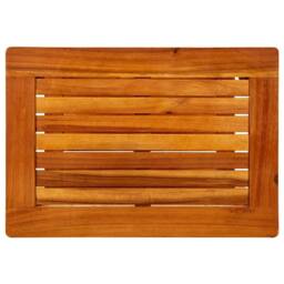 Berkfield Home Decorative Coffee Table 50x35x45 cm Solid Acacia Wood in Brown - Size: 50 x 35 x 45 cm - thumbnail 4