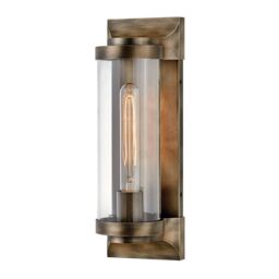 Netlighting Hinkley Pearson Outdoor Wall Lantern Burnished Bronze IP44 in Brown - thumbnail 1