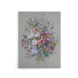 "Artery8 Renoir Bouquet Of Roses 1879 Canvas Wall Art Print - Size: W24"" x H32""" - thumbnail 1