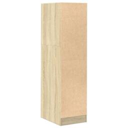 Berkfield Home Elegant Apothecary Cabinet Sonoma Oak 30x41x118 cm Engineered Wood in Light Oak - Size: 30 x 41 x 118 cm - thumbnail 7