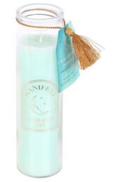 KDMD White Sage Tube Candle with Clear Quartz Crystals - thumbnail 2