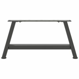 Berkfield Home Coffee Table Legs A-Shaped 2 pcs Anthracite¬†60x(30-31) cm Steel in Black - thumbnail 5