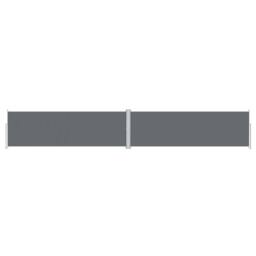 Berkfield Home Retractable Side Awning Anthracite 160x1000 cm in Dark Grey - thumbnail 2