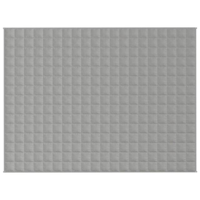 Berkfield Home Weighted Blanket Grey 150x200 cm 7 kg Fabric - image 1