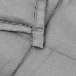 Berkfield Home Weighted Blanket Grey 150x200 cm 7 kg Fabric - thumbnail 5