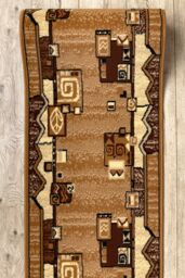 RugsX Bcf Morad Runner in Gold - Size: 60 cm x 390 cm - thumbnail 4