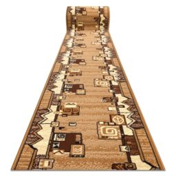 RugsX Bcf Morad Runner in Gold - Size: 60 cm x 390 cm