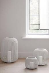 Blomus Lito Lantern Candle Holder Small - White - thumbnail 3
