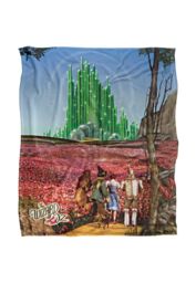 Warner Brothers The Wizard Of Oz Officially Licensed Silky Touch Super Soft Throw Blanket 152 x 127 cm in White - thumbnail 1