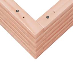 Berkfield Home Decorative Garden Planter 60x60x23 cm Solid Wood Douglas in Light Tan - Size: 60 x 60 x 23 cm - thumbnail 8