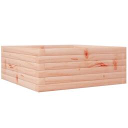 Berkfield Home Decorative Garden Planter 60x60x23 cm Solid Wood Douglas in Light Tan - Size: 60 x 60 x 23 cm - thumbnail 3