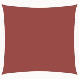 Berkfield Home Sunshade Sail Oxford Fabric Square 2x2 m Terracotta - thumbnail 1