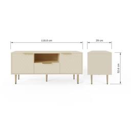 GFW Azariah TV Unit in Ivory - thumbnail 7