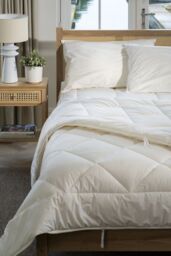 Soak&Sleep Summer Warmth New Zealand Wool Duvet in Off-White - Size: Super King